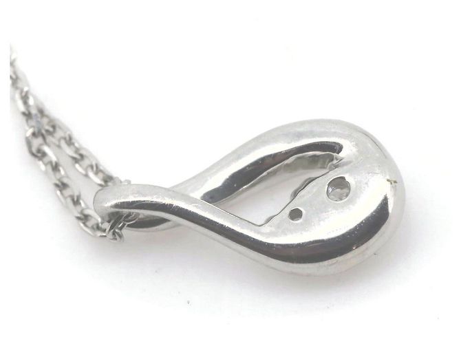 Autre Marque Collar de Diamante 4℃ Platinum Plata - vista 4