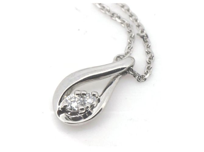 Autre Marque Collar de Diamante 4℃ Platinum Plata - vista 5