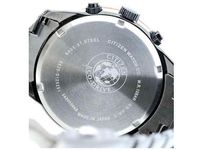 Autre Marque Edelstahl-Uhr Citizen Collection Schwarz - Ansicht 3