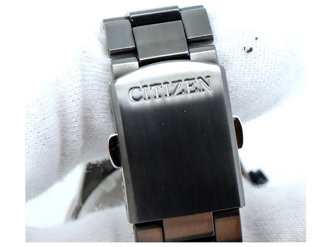 Autre Marque Edelstahl-Uhr Citizen Collection Schwarz - Ansicht 4