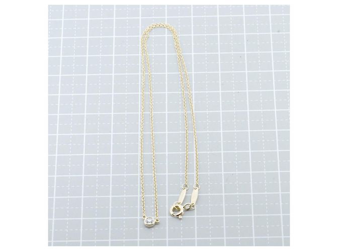 Elsa Peretti Tiffany & Co Collana in diamante Tiffany By the Yard Au750 D'oro - vista 7