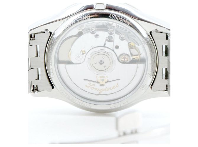 Longines Flagship de acero inoxidable automático Negro - vista 6
