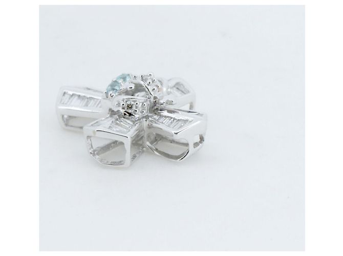 Autre Marque Pendente Croce K18WG Masumi Kasahara Argento - vista 2