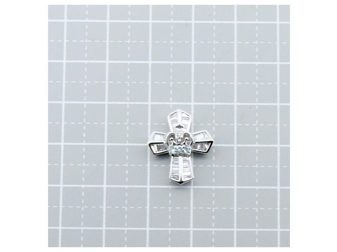 Autre Marque Pendente Croce K18WG Masumi Kasahara Argento - vista 4