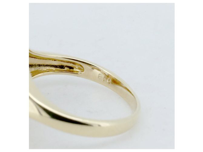 Autre Marque Au750 Perlen-Diamantring Golden - Ansicht 5