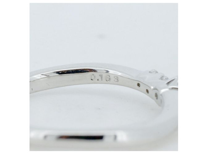 Autre Marque Anello in diamante Pt950 4℃ Argento - vista 3