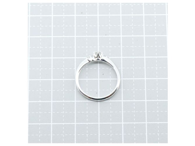 Autre Marque Anello in diamante Pt950 4℃ Argento - vista 4