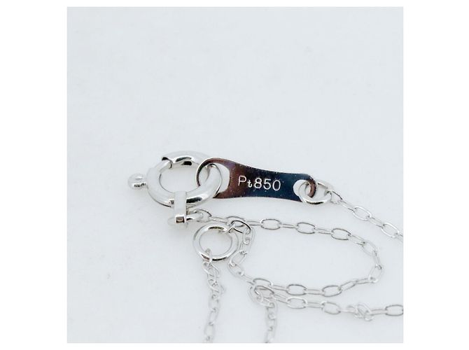 Autre Marque Collana di diamanti Over Excellent Pt950 Pt850 Argento - vista 3