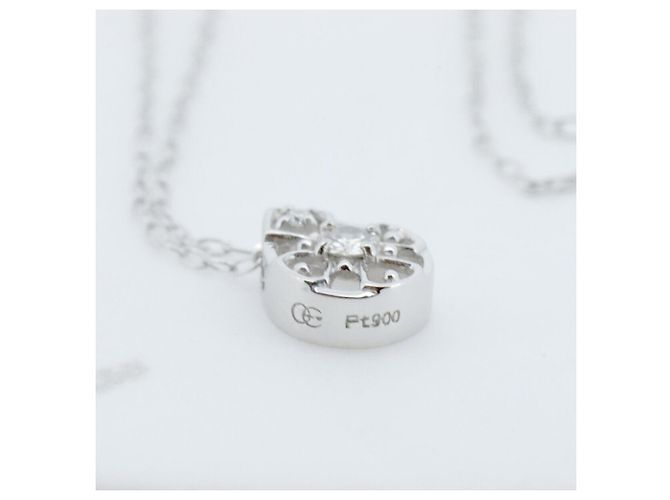 Autre Marque Collana di diamanti Over Excellent Pt950 Pt850 Argento - vista 4