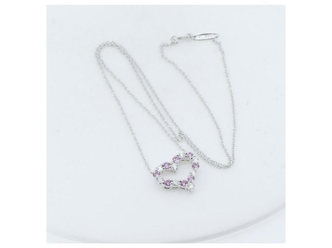 Tiffany & Co Collana Tiffany Sentimental Heart Pt950 Argento - vista 2
