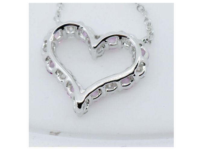 Tiffany & Co Collana Tiffany Sentimental Heart Pt950 Argento - vista 5