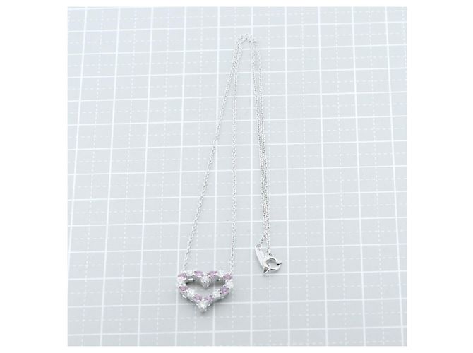 Tiffany & Co Collana Tiffany Sentimental Heart Pt950 Argento - vista 6