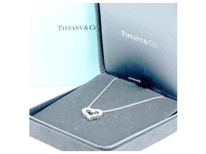 Tiffany & Co Collana Tiffany Sentimental Heart Pt950 Argento - vista 7