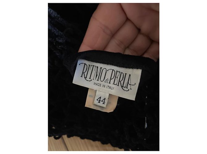 Body vintage 'Blooming' Ritmo di La Perla 40/42 rete nera Nero - vista 6