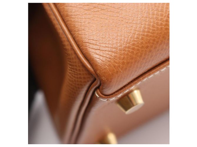 Borsa Hermès Kelly 32 Marrone - vista 8