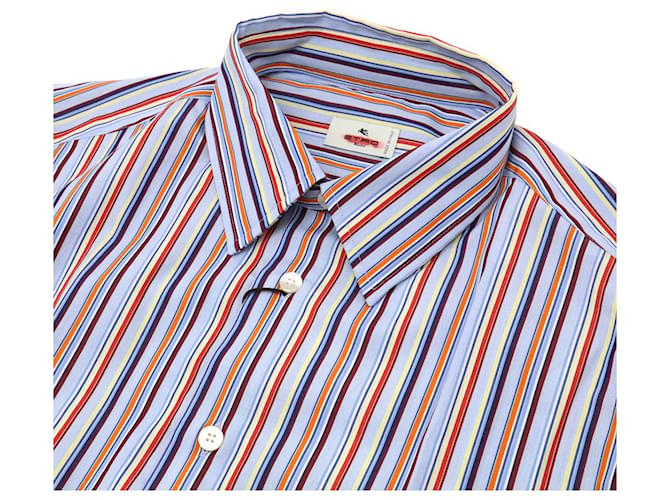 Camicia in cotone Etro Blu - vista 3