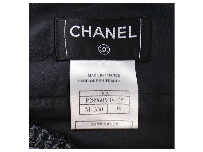 Timeless Gonna Chanel Marrone Nero - vista 4