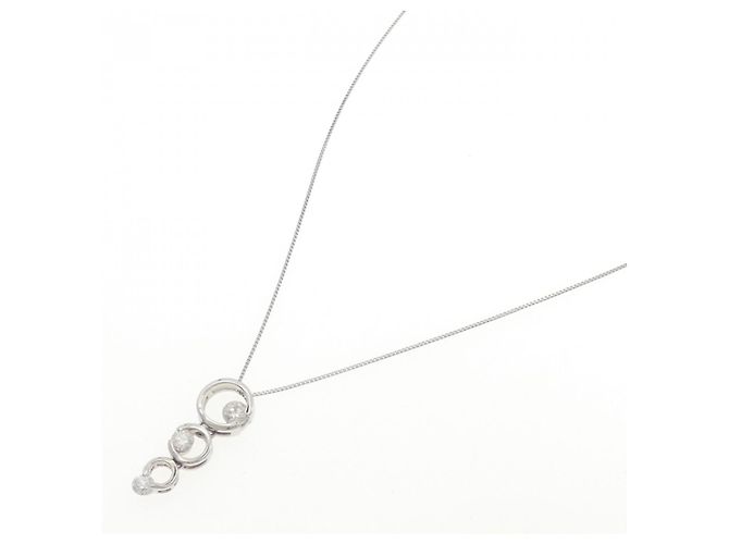 Autre Marque Collana in Diamante PT900 PT850 Argento - vista 2