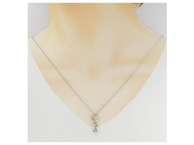 Autre Marque Collana in Diamante PT900 PT850 Argento - vista 6