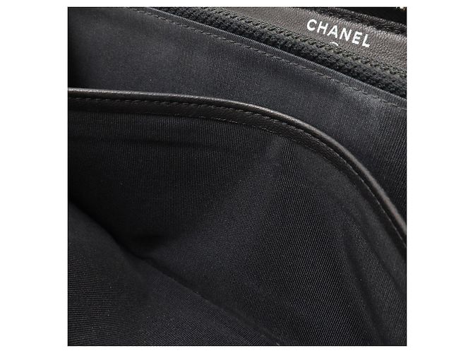 Timeless Cartera larga de cuero matelassé Chanel Negro - vista 7