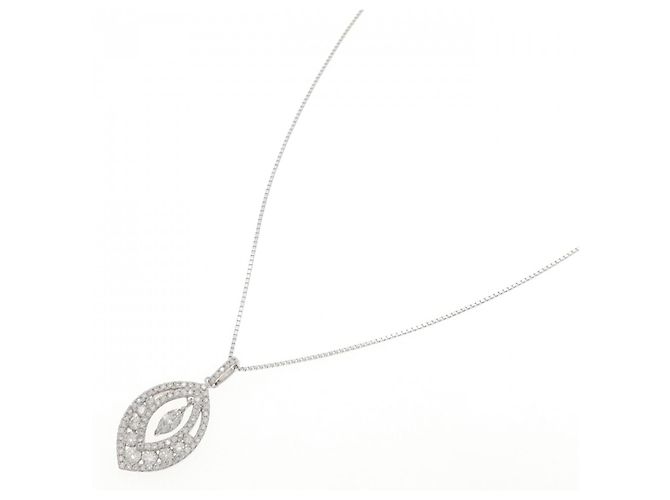 Autre Marque Collana di diamanti in oro bianco Au750 Argento - vista 2