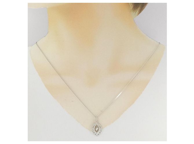 Autre Marque Collana di diamanti in oro bianco Au750 Argento - vista 6
