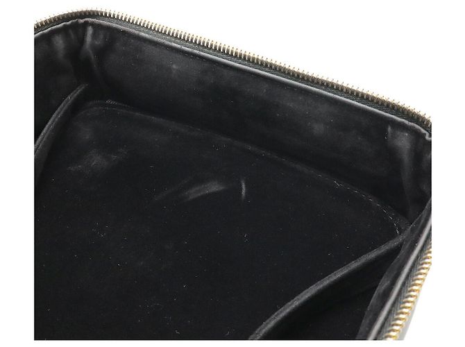 Borsa 2 in 1 in pelle verniciata Chanel Coco Mark Nero - vista 7