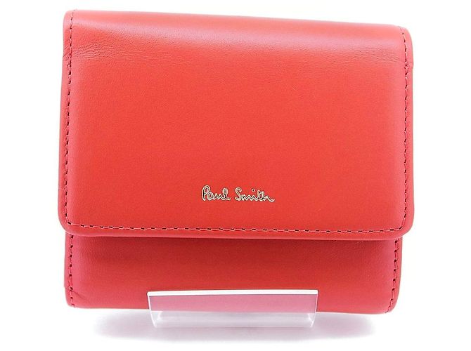 Billetera compacta de cuero Paul Smith Roja - vista 2