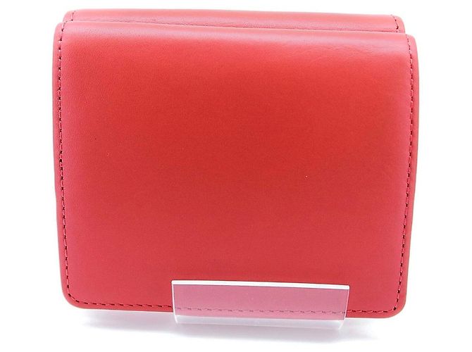 Billetera compacta de cuero Paul Smith Roja - vista 3