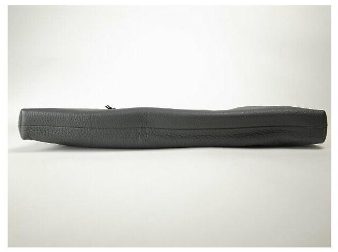 Autre Marque Escada Leder-Clutch Braun - Ansicht 6