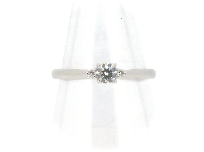 Autre Marque Niwaka PT950 Diamantring Silber - Ansicht 2