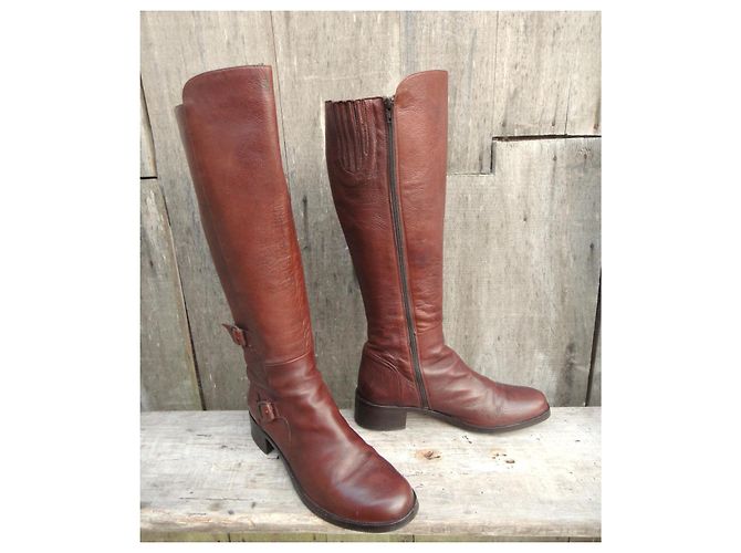 Autre Marque Botas Accessoire Diffusion de piel marrón Castaño - vista 2