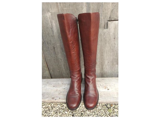 Autre Marque Botas Accessoire Diffusion de piel marrón Castaño - vista 3