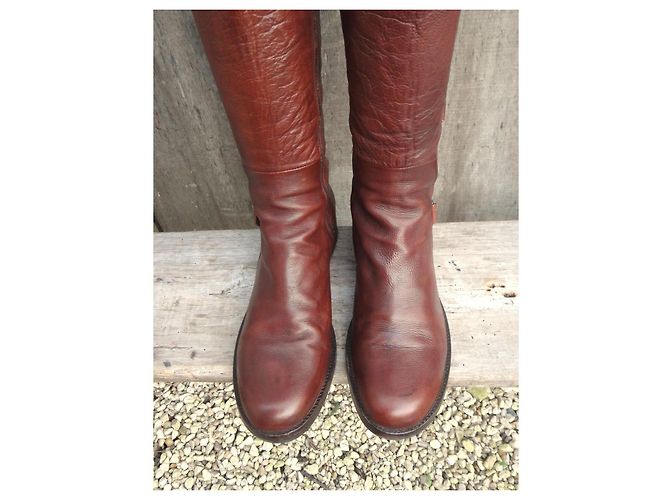 Autre Marque Botas Accessoire Diffusion de piel marrón Castaño - vista 4