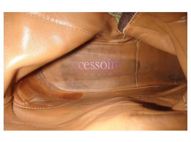 Autre Marque Botas Accessoire Diffusion de piel marrón Castaño - vista 9