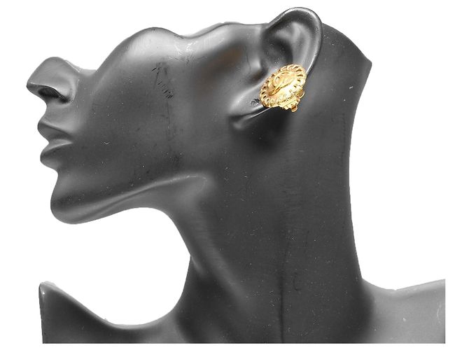 Timeless Einzelner Ohrring Chanel Coco Mark Golden - Ansicht 2
