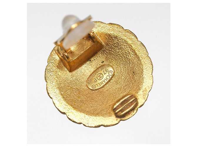 Timeless Einzelner Ohrring Chanel Coco Mark Golden - Ansicht 4