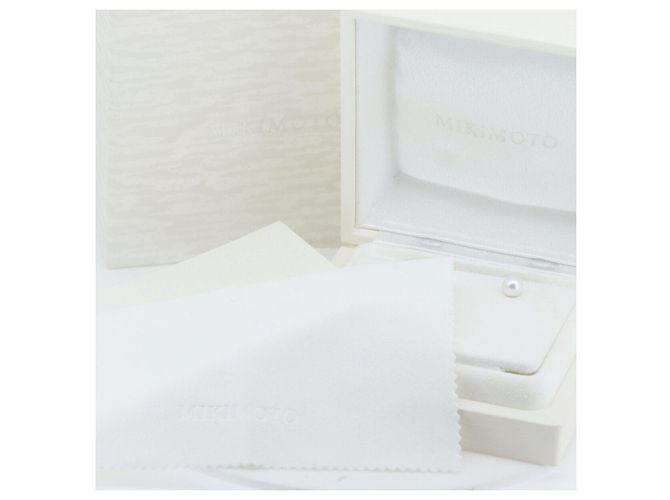Orecchini in Oro Bianco Au750 con Perle Mikimoto - vista 5