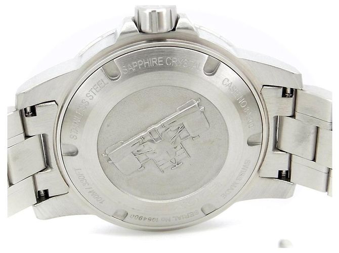 Autre Marque Edox Chronorally S Edelstahl-Uhr Schwarz - Ansicht 6