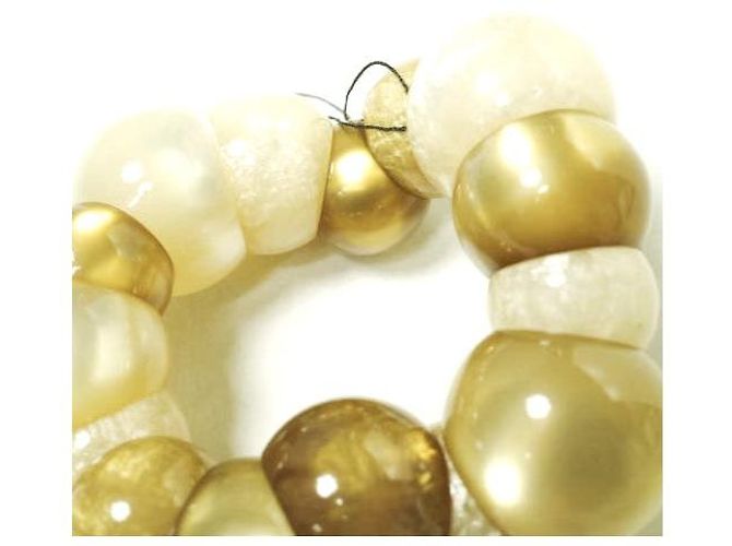 Autre Marque Bracciale in Pietra Casuale Florian D'oro - vista 5
