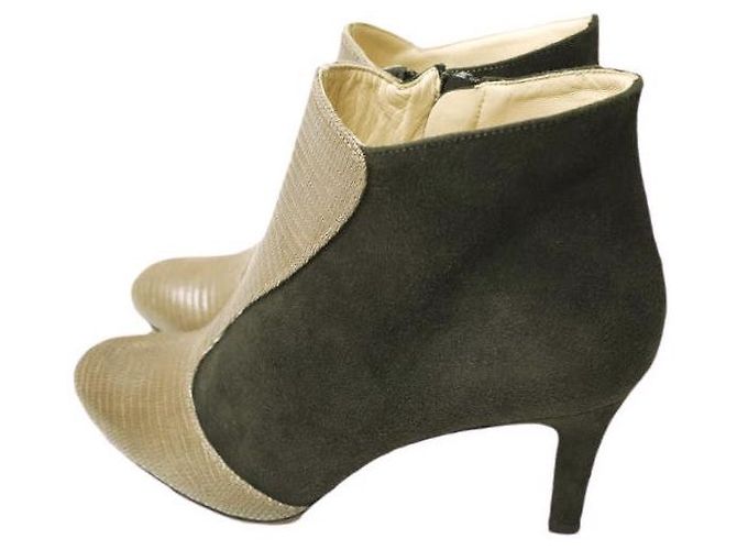 Autre Marque Leder-Suede-Stiefel FABIO RUSCONI GAZZE Braun - Ansicht 2