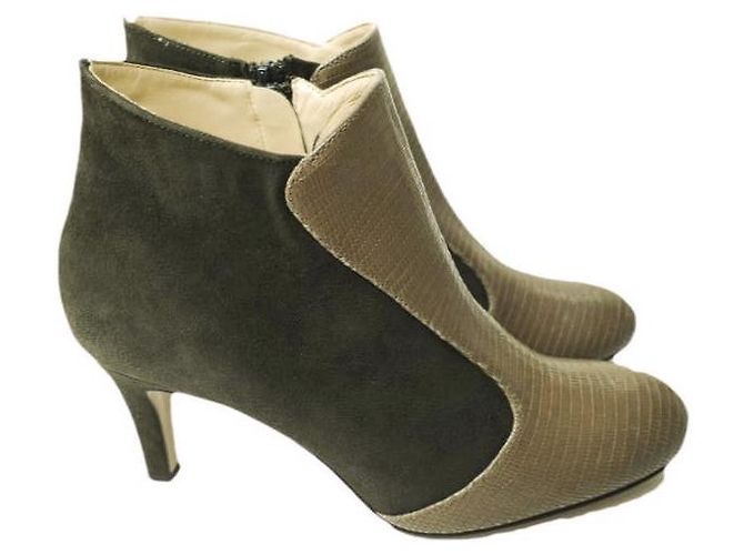 Autre Marque Leder-Suede-Stiefel FABIO RUSCONI GAZZE Braun - Ansicht 3