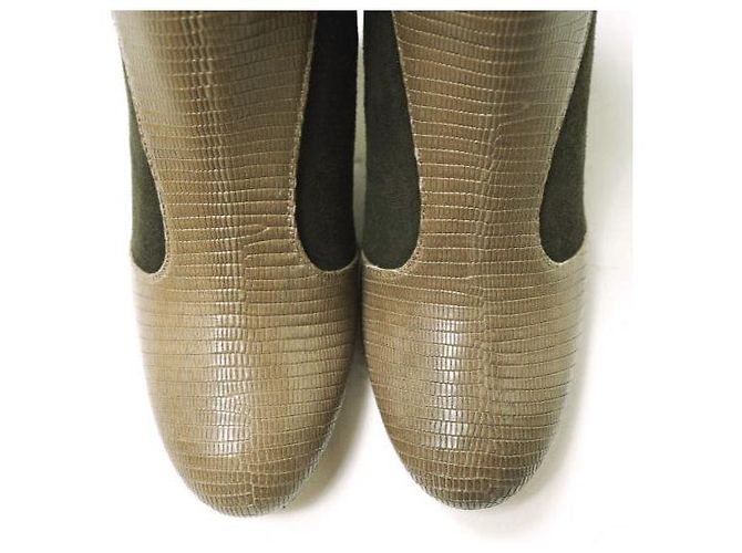 Autre Marque Leder-Suede-Stiefel FABIO RUSCONI GAZZE Braun - Ansicht 5