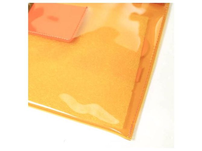 Chloé Borsa Clutch in PVC See by Chloe Arancione - vista 6