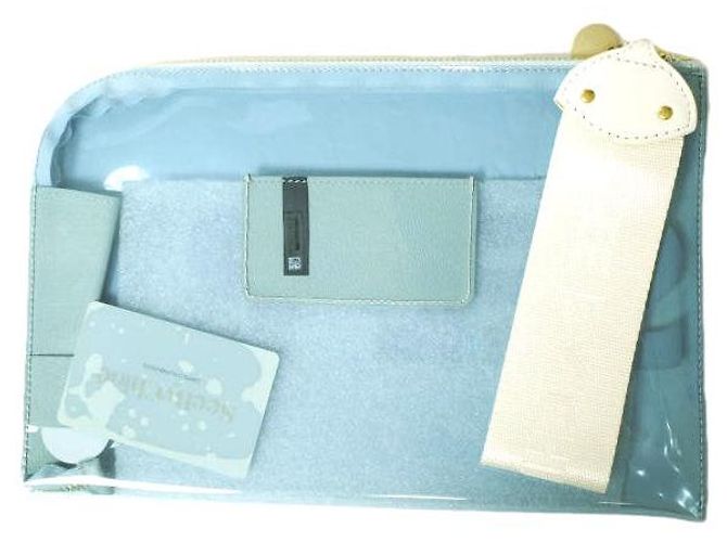 Chloé Borsa Clutch in PVC See by Chloe Blu - vista 2