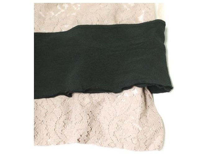 Autre Marque N21 Tüll-Spitzen-Top Beige - Ansicht 6