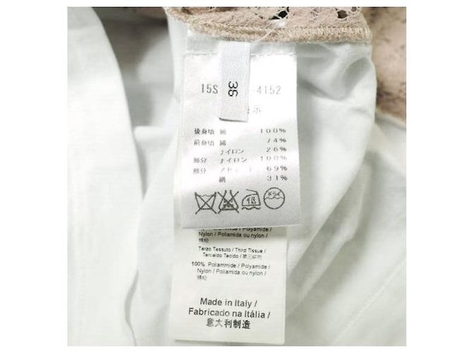 Autre Marque N21 Tüll-Spitzen-Top Beige - Ansicht 7