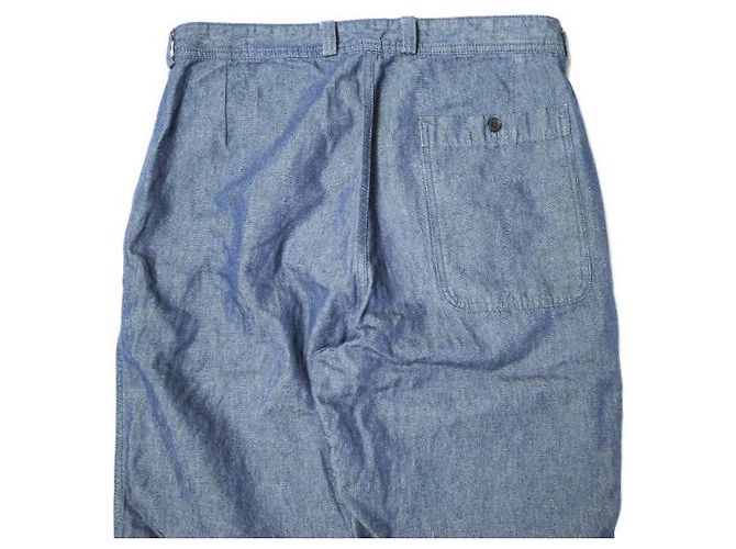 Autre Marque Pantaloni in cotone e lino Sovereign Blu - vista 6