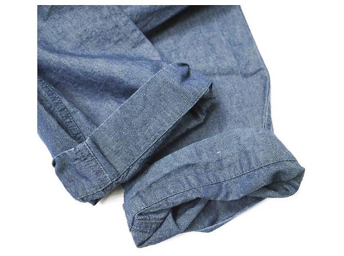 Autre Marque Pantaloni in cotone e lino Sovereign Blu - vista 8