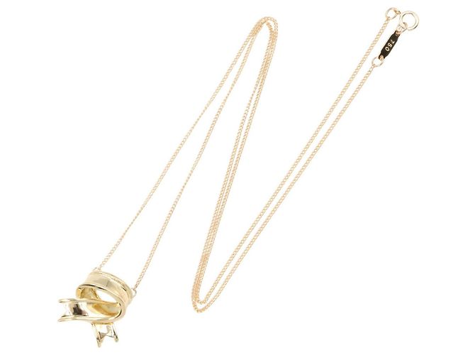 Collana con nastro incrociato Tiffany & Co. D'oro - vista 2